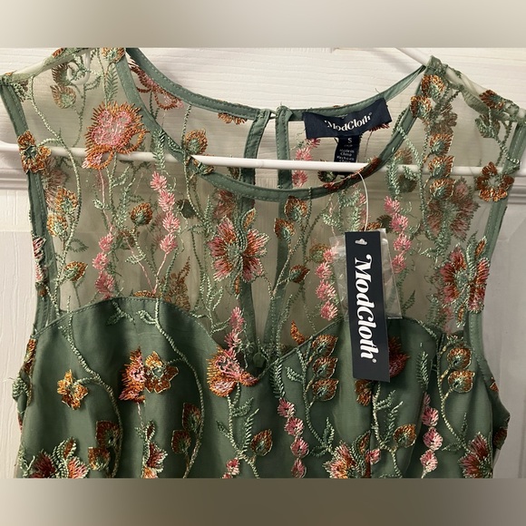 ModCloth Mystique Mirage Fit & Flare Dress, Size Small - Picture 4 of 4